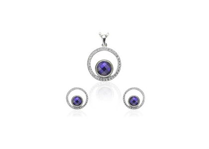 White Gold Plated | Fashion Pendant Sets